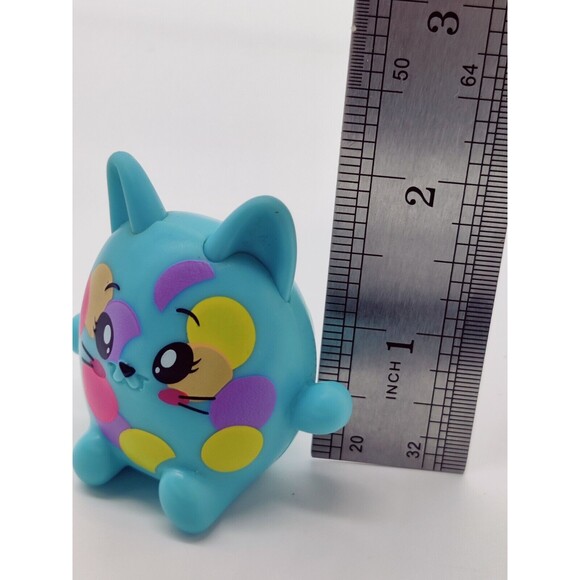 Pikmi Pop Toy Mcdonalds Happy Meal Toy Blue Car Polka Dots Colorful Kitty - Picture 5 of 6